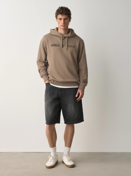 Dark Neutral Guiness License Graphic Hoodie